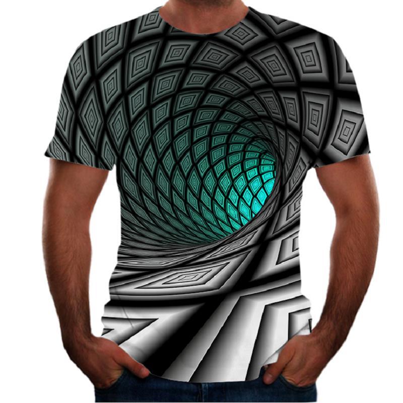 Title 15, Camisetas masculinas casuais com estampa 3D de ...