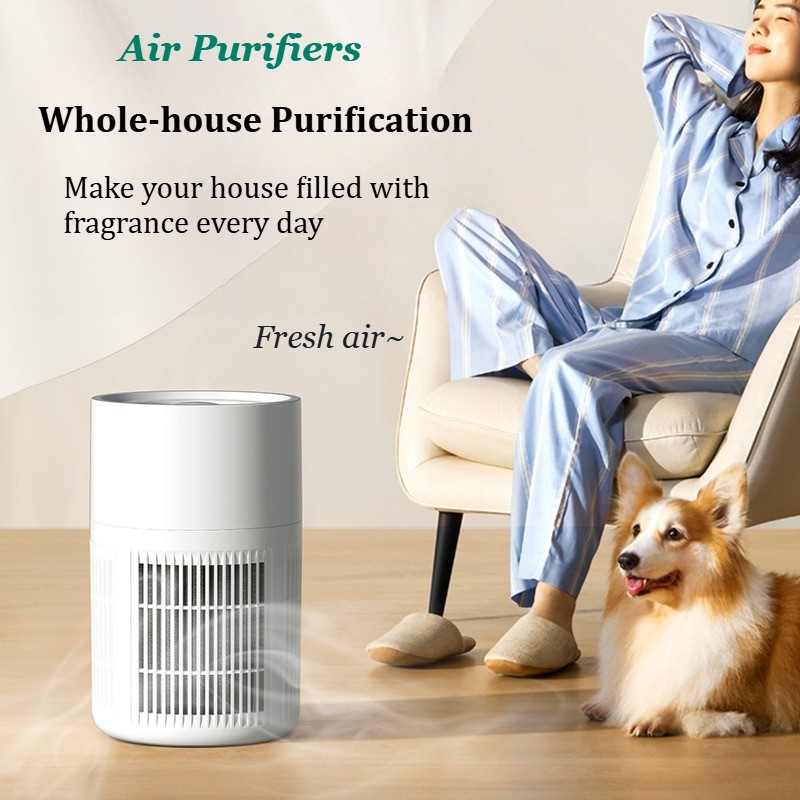 Home Air Purifiers For Large Room Medical Grade Hepa Purifier Smoke Odor Pet — image 3