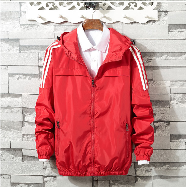 Men's And Women's Loose Plus Size Couple Wear Student Hooded Top Class Uniform Jacket