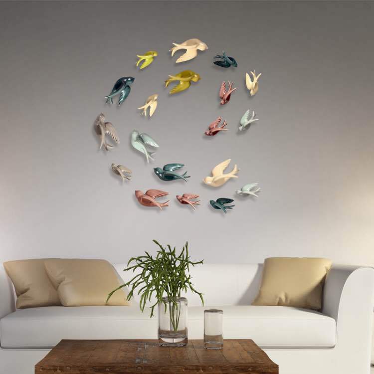 Ceramic Wall Bird Decoration, picture 4 of 8