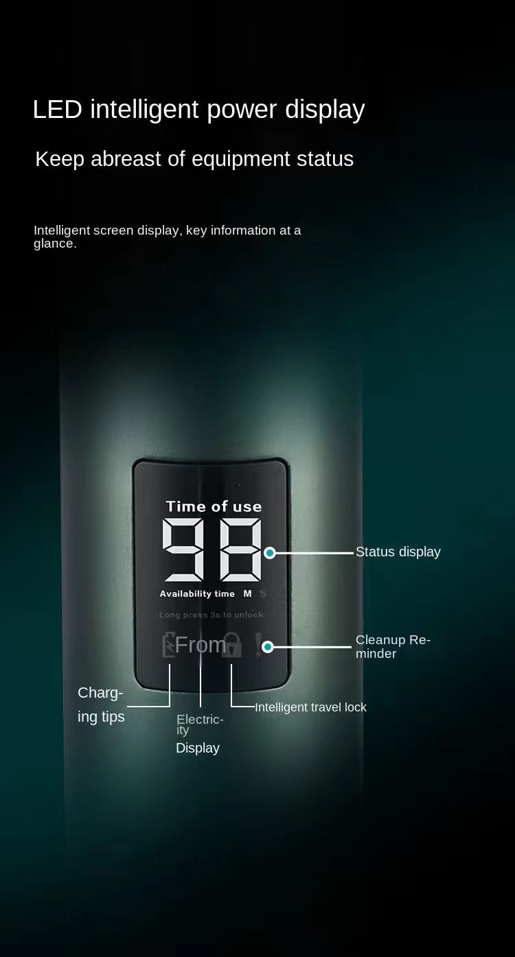 Men's Electric Shaver Triple Head Razor Travel Portable Washable