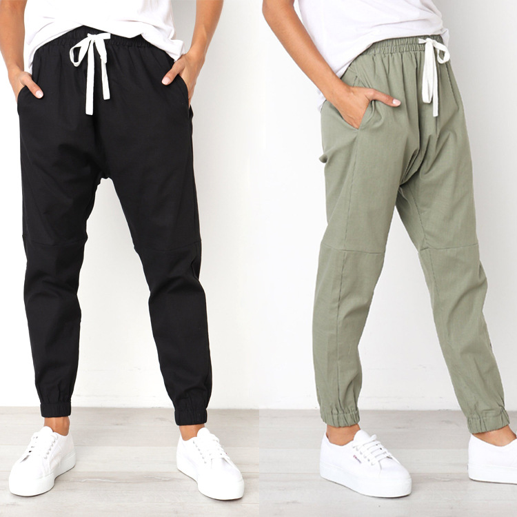 Title 1, Womens cropped casual pants, comfortable and s...