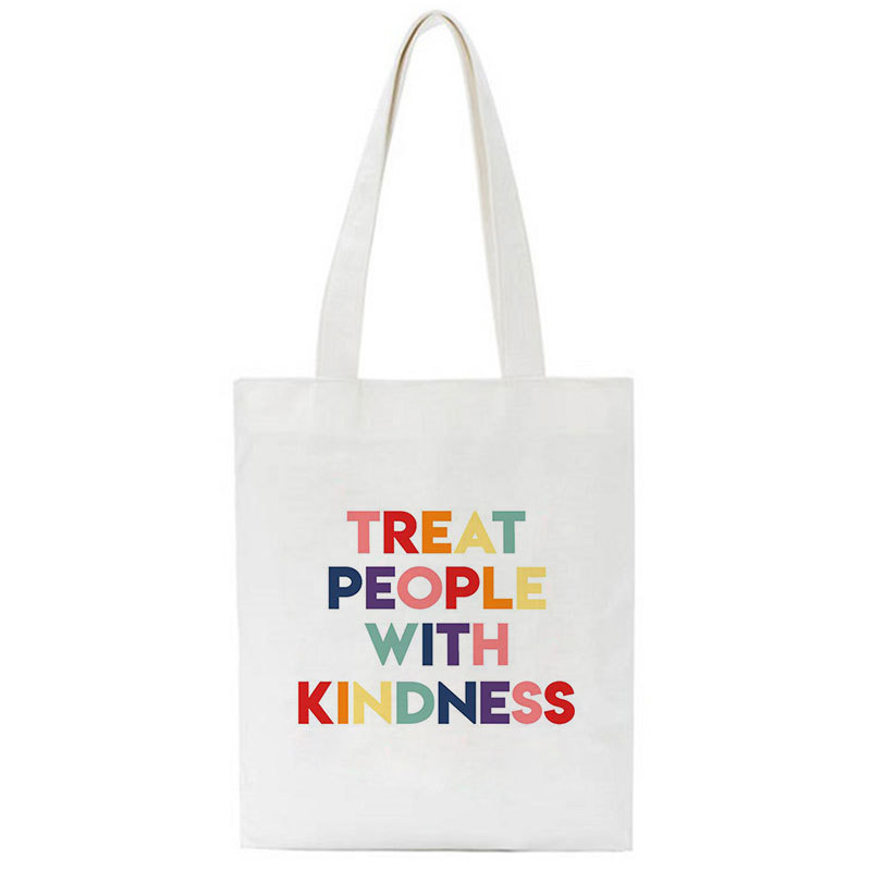 Student Fashion Printed Canvas Shoulder Bag