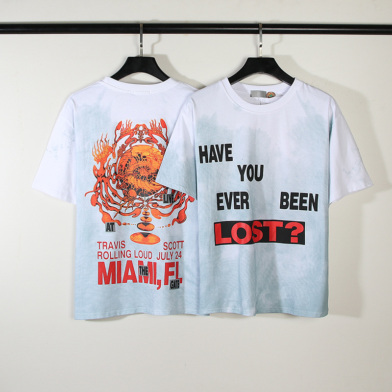 Tie-dye Surrounding Short-sleeved T-shirt Men And Women