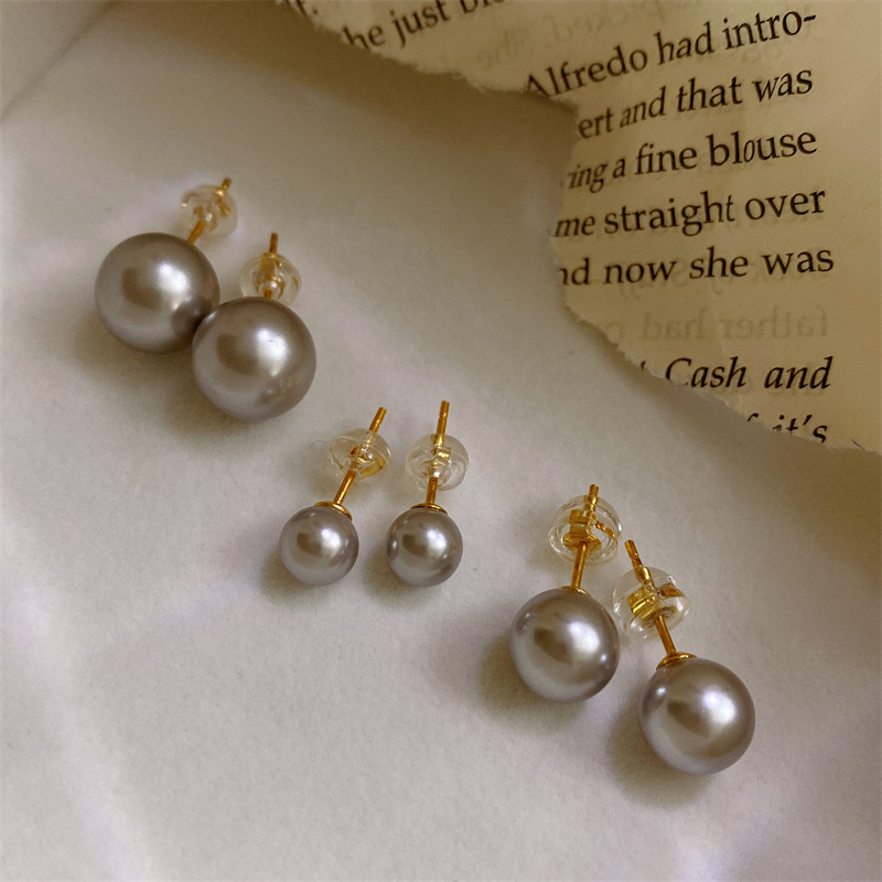 Title 5, Womens S925 Sterling Silver Pearl Earrings. En...