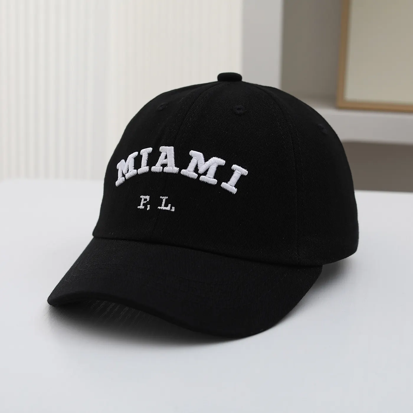 Children's Single-color Letter Embroidery Soft-top Adjustable Simple