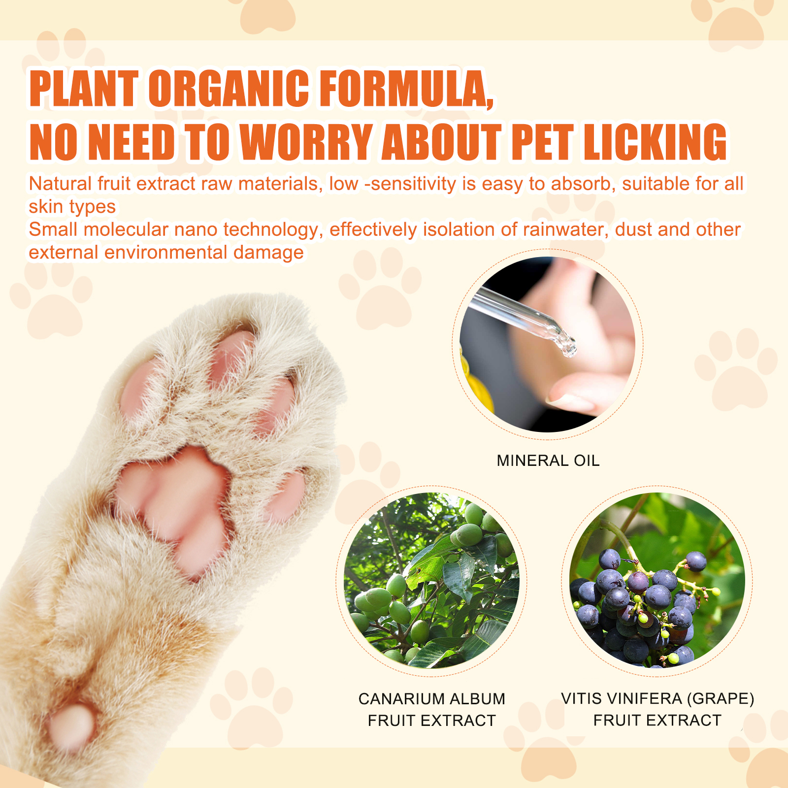 Yegbong Pet Moisturizing Paw Balm Suitable For Cats And Dogs, Protects And Moisturizes Paw Pads