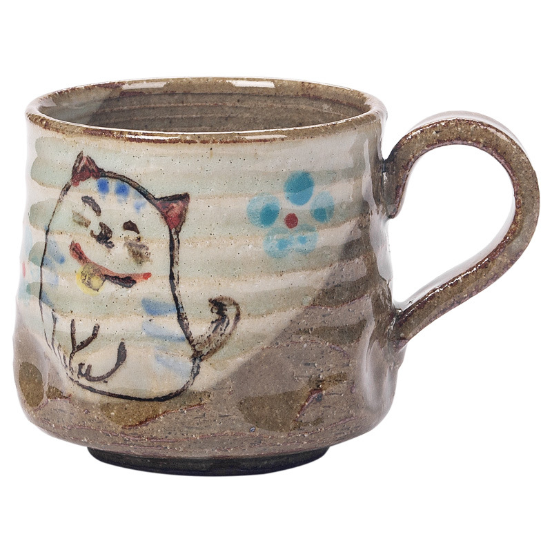 Ceramic Japanese Style Rough Hand-painted Cute Cartoon Mug