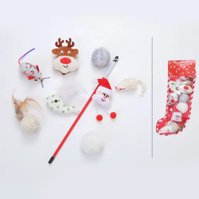 Warm Winter Cat Christmas Gift Set White - Shop at LoveMi