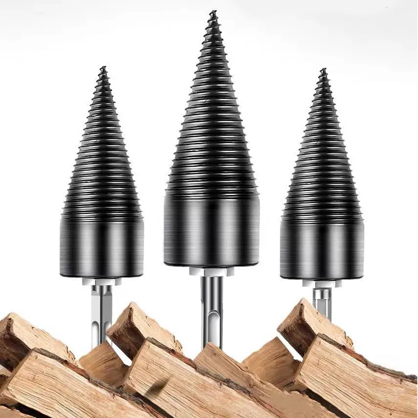 Wood Splitting Artifact, Machine, Drill Bit, Small