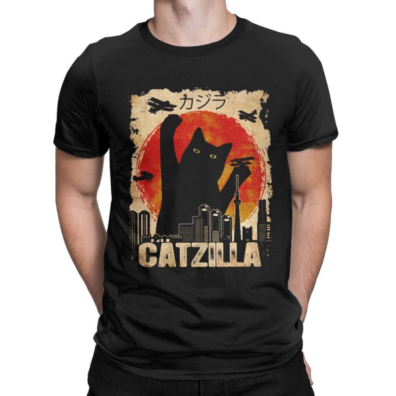 Title 9, Retro Jia Cat T-Shirt für Damen und Herren, kur...