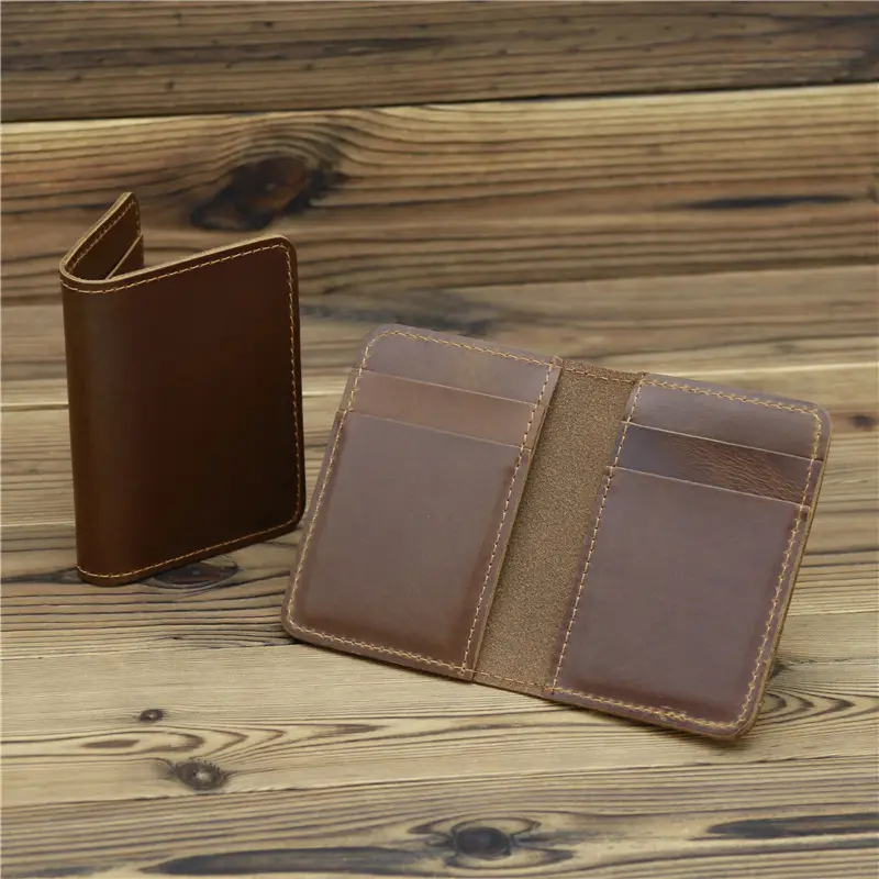 Men's First Layer Of Cowhide Card Case