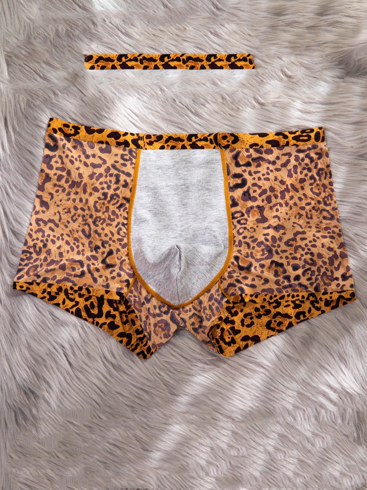 Ice Silk Seamless Mid-waist Men's Summer Thin Briefs