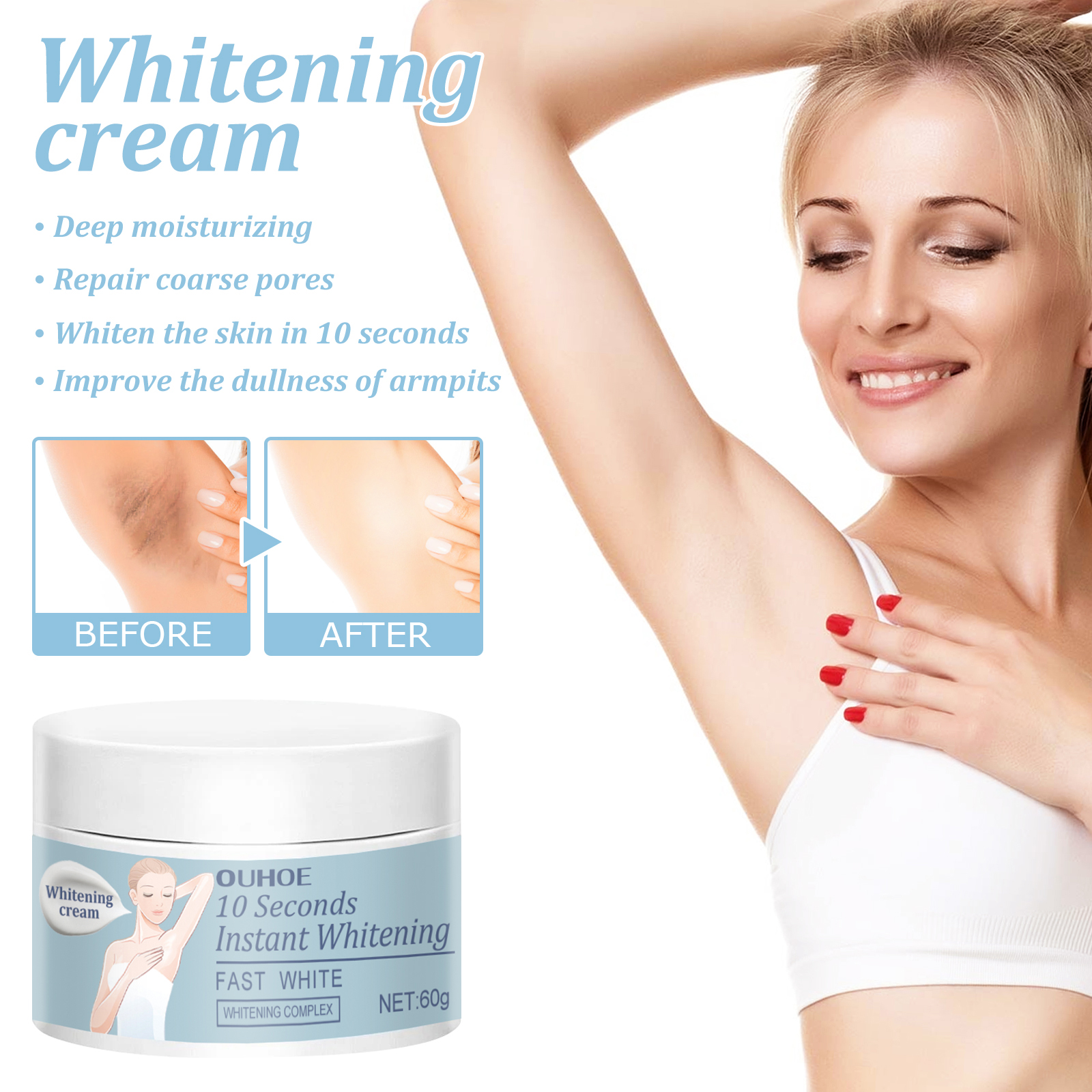 Underarm Brightening Cream 60g 1 Bottle — foto 6