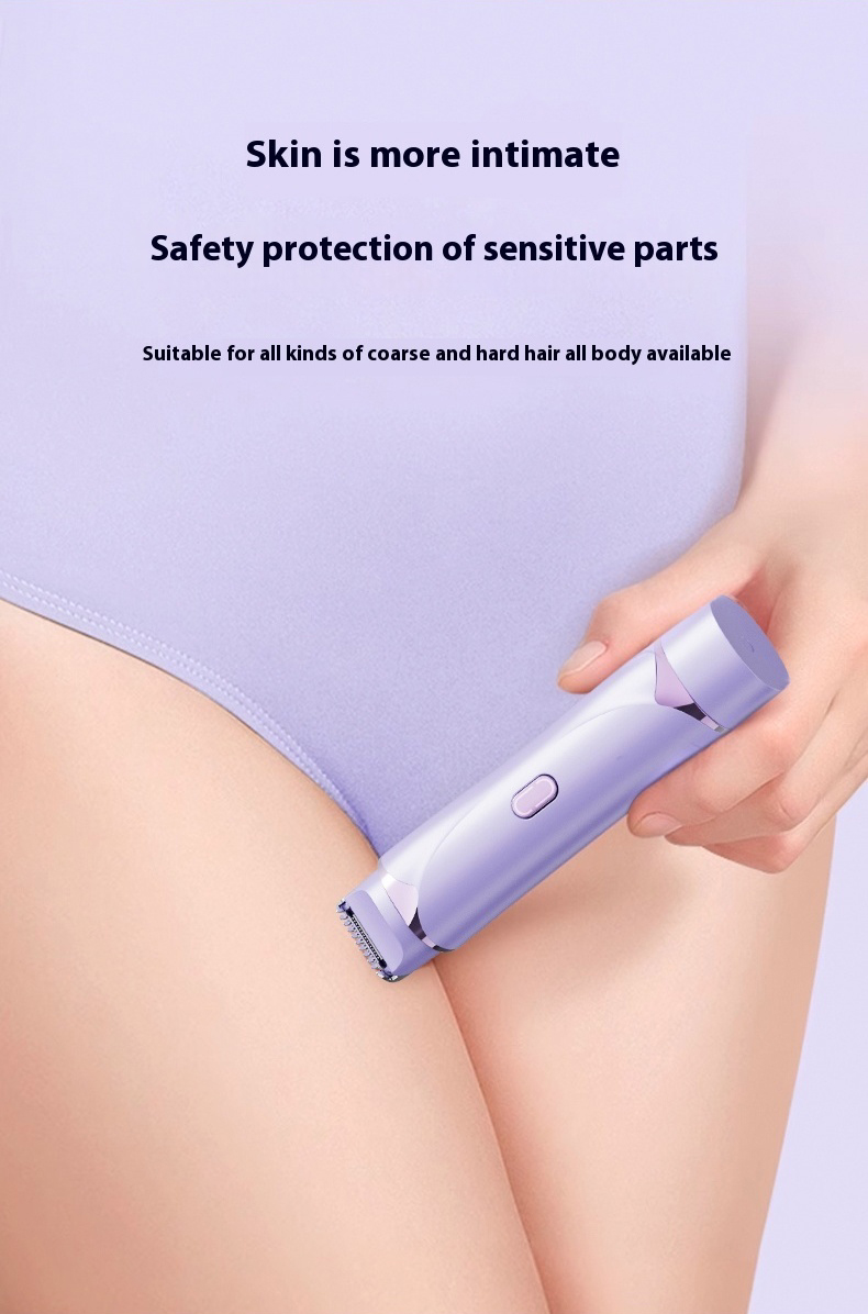 Women Mini Electric Hair Shaver,Double Head Electric Shaver