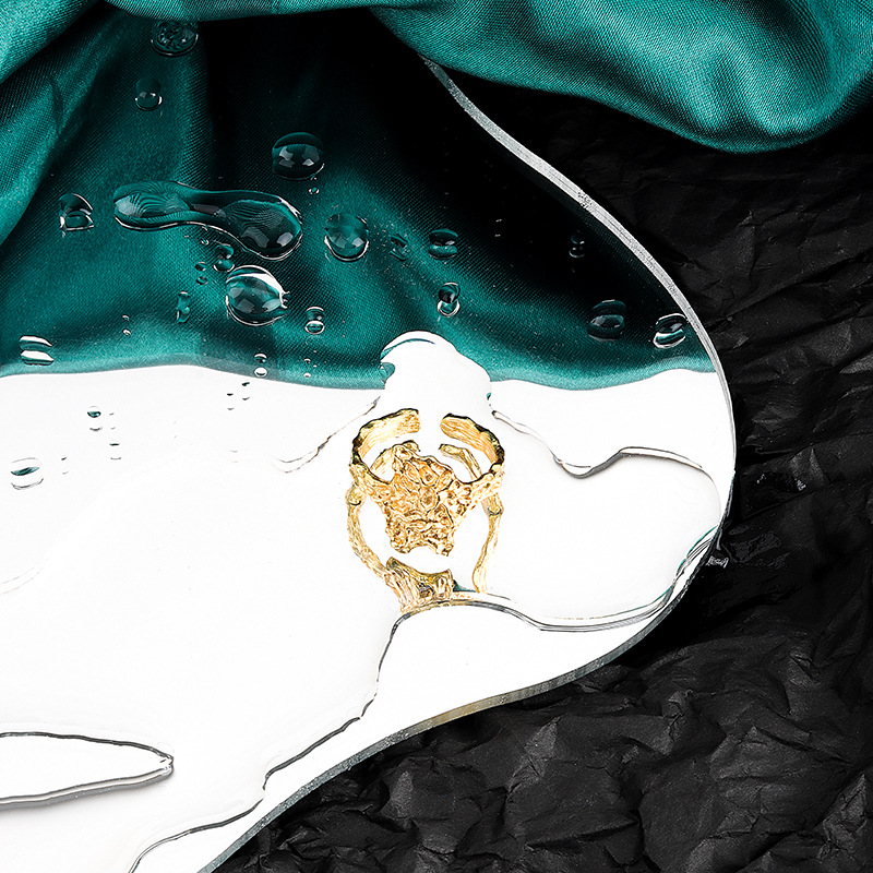 Exaggerated Bump Hammer Texture Ring Index Finger Ring