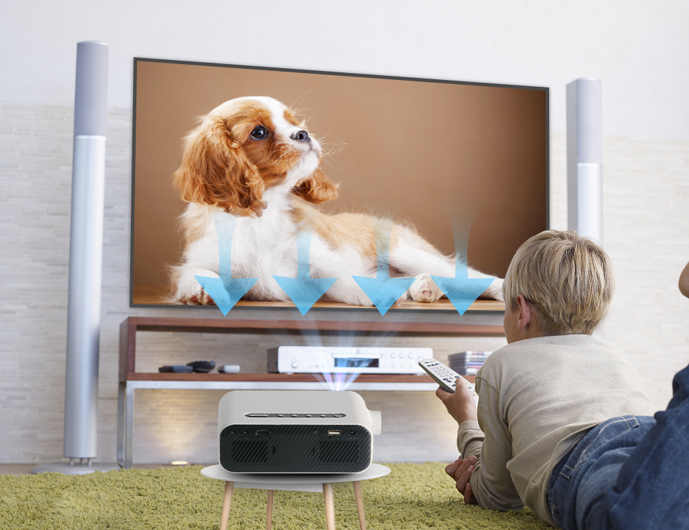 HD Mini Home Projector Led Home Theater Children's Gifts — foto 12