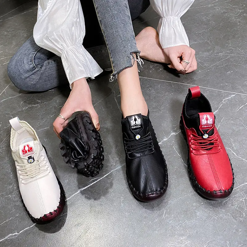 Women's Genuine Leather Oxford Soft Sole Comfortable