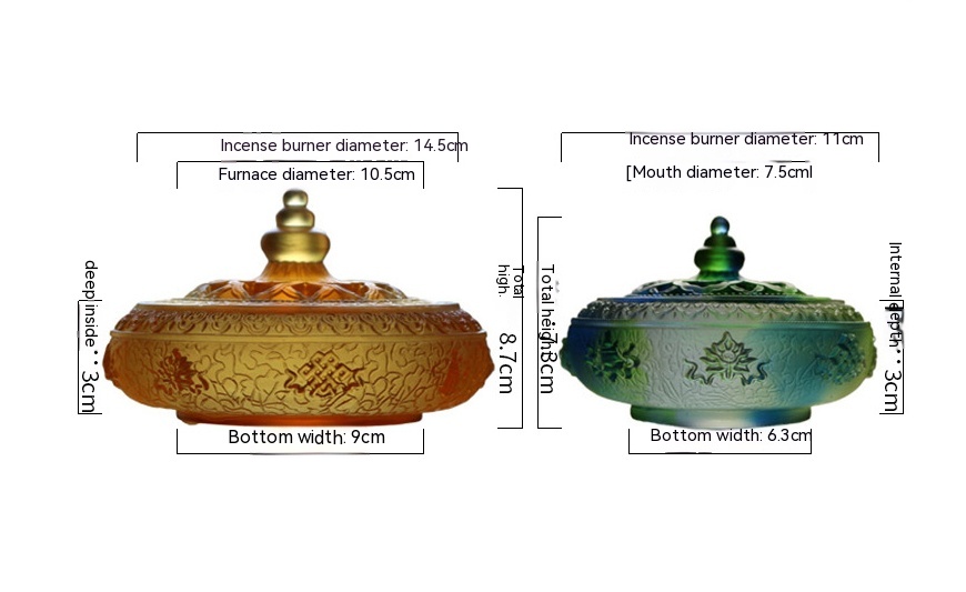 Title 1, Eight Auspicious Symbols Of Colored Glaze Sculp...