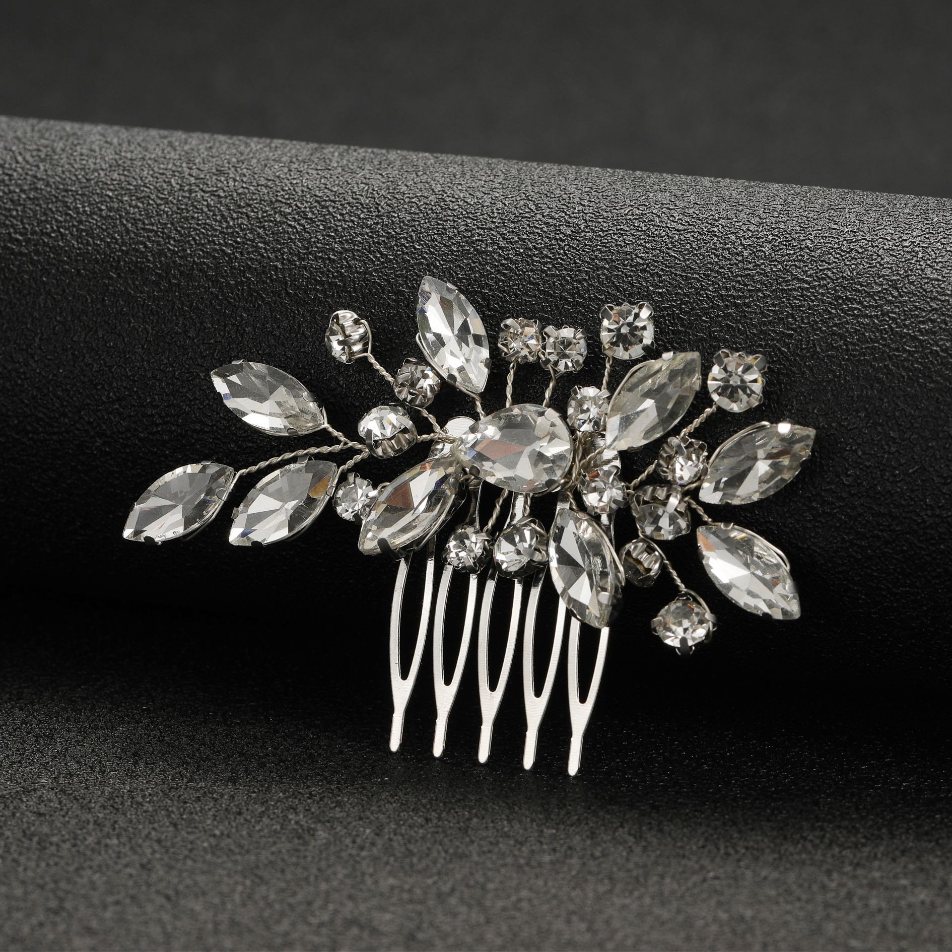 Bridal Wedding Handmade Headdress Silver - Shop at LoveMi