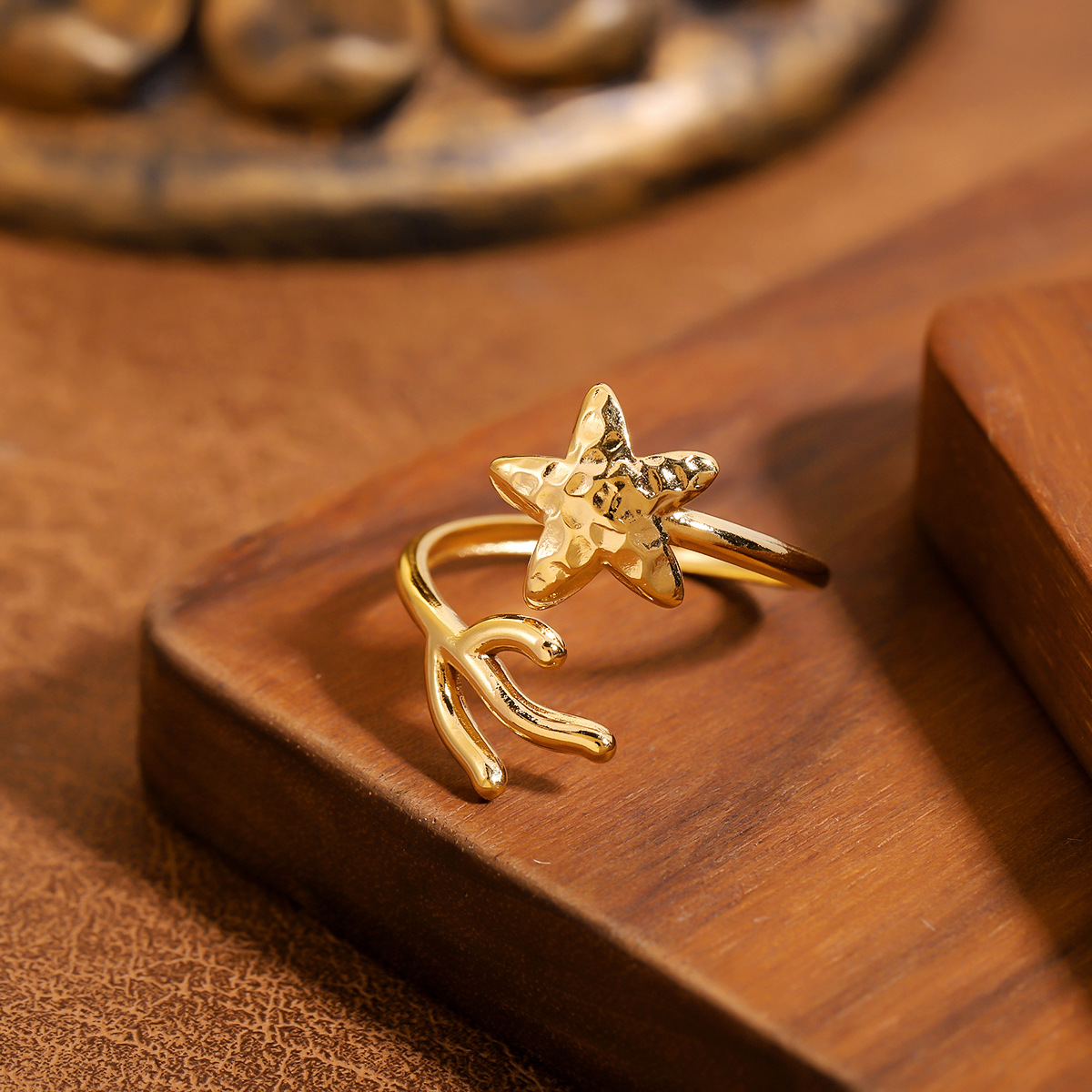 Style Ocean Inspired Ring For Women, Personality Vacation Style, Fashion Seahorse Stainless... thumbnail 4