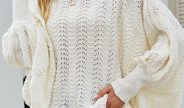 Women's British Style Solid Color Collar Sweater