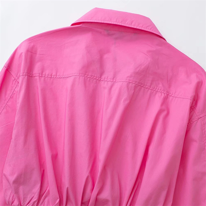 Lapel With Embellishments Long Sleeved Slim Fit