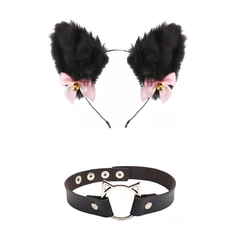 Halloween headband festival performance headband catwoman
