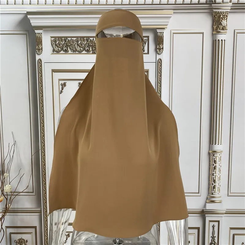 Fashion Solid Color Women's Veil - Apricot