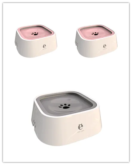 Non wet Mouth Dog Bowl, Floating Bowl, Anti overturning Mix Color Set4 - Shop at LoveMi