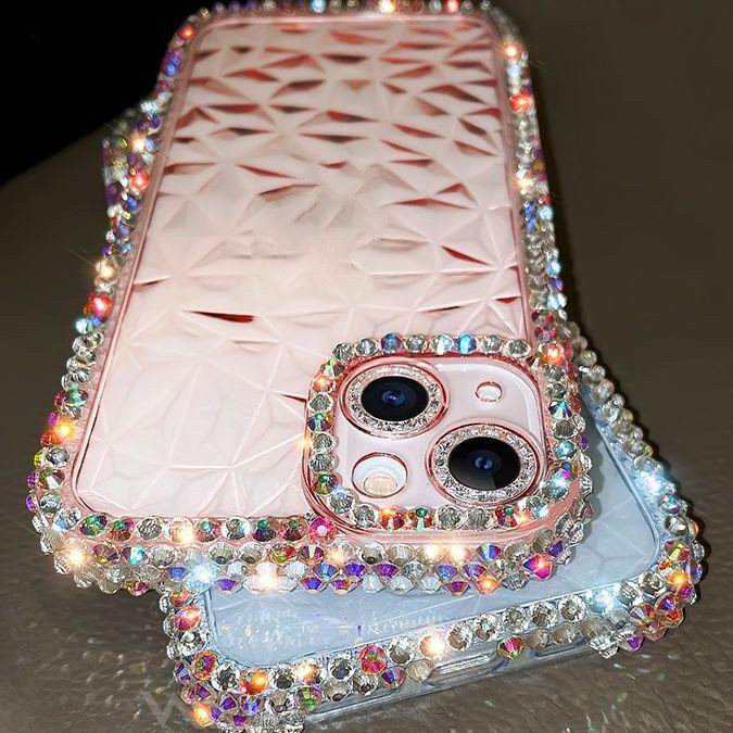 Phone Protection Diamond Pattern Silicone Case - Image 4