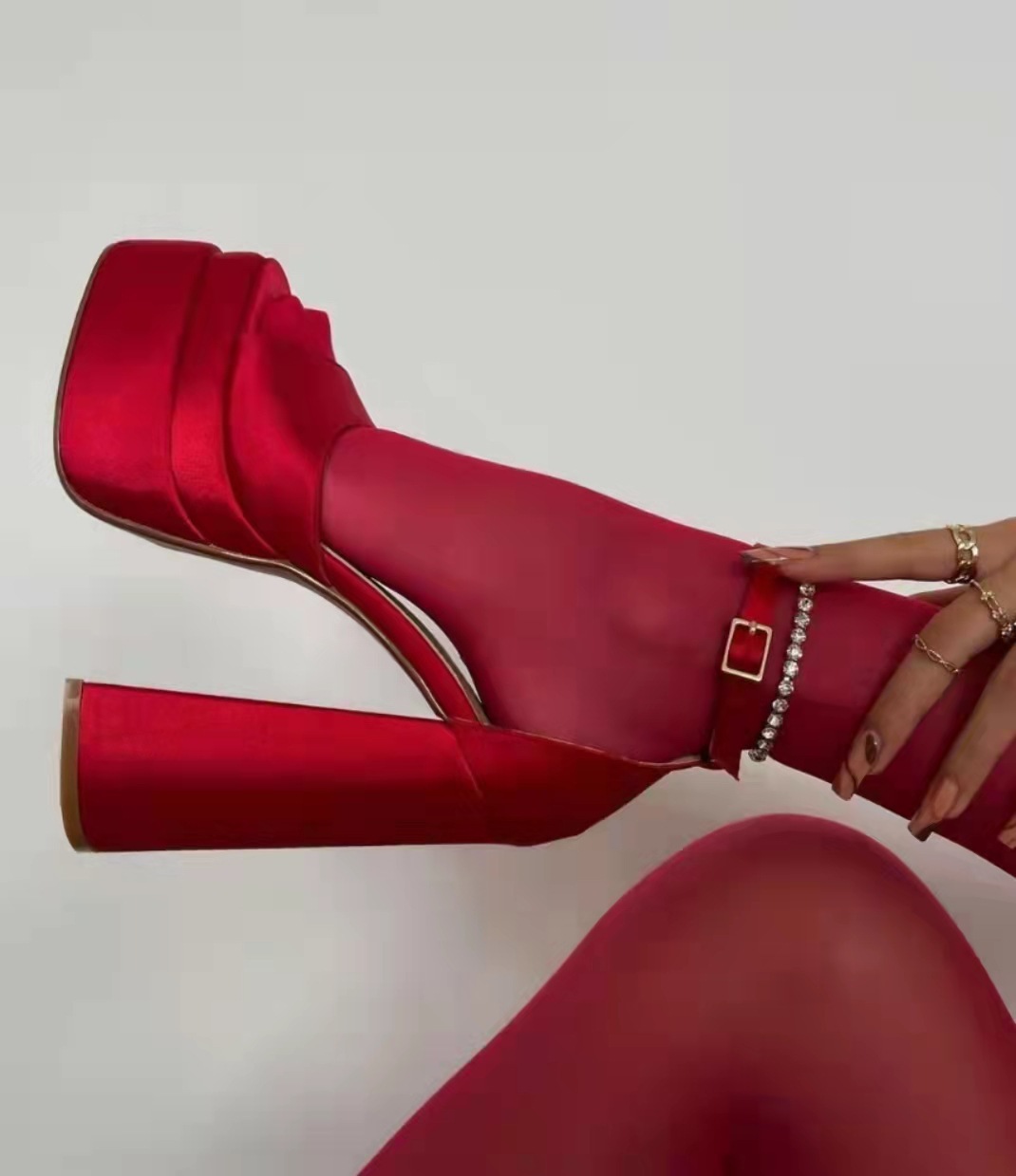 Platform Super High Heel Fish Mouth Sandals