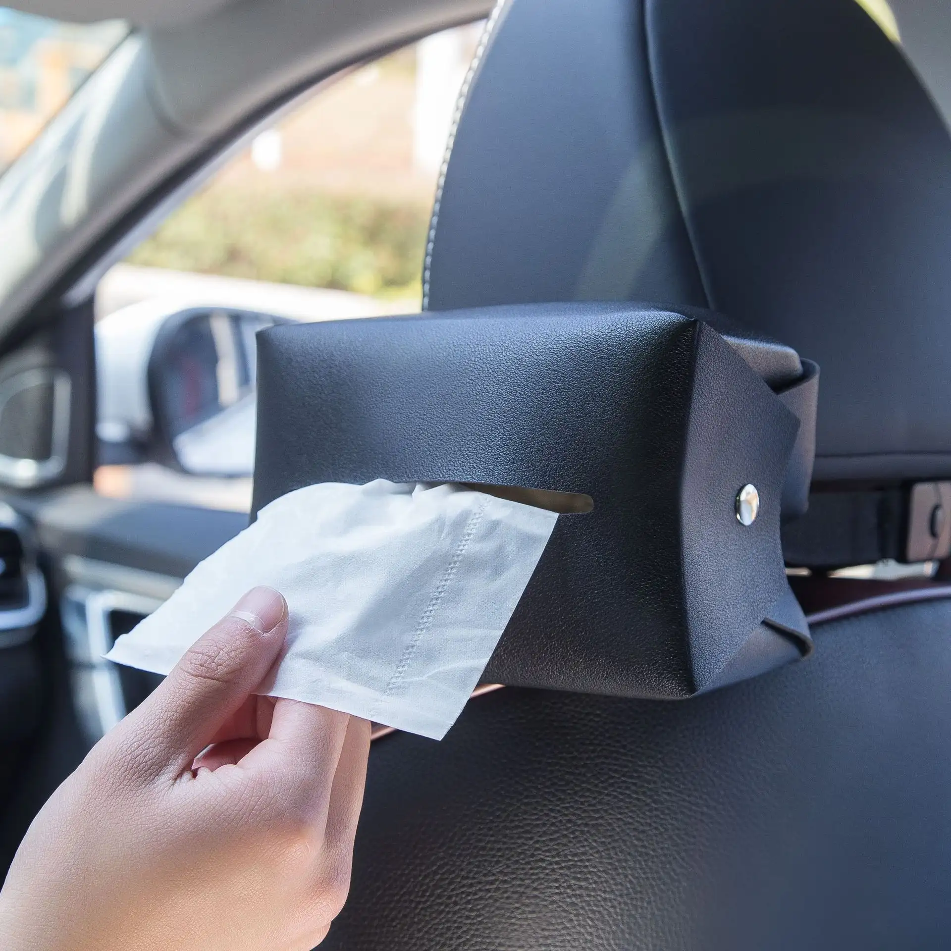 Creative And Simple Car Cartoon Leather Drawer