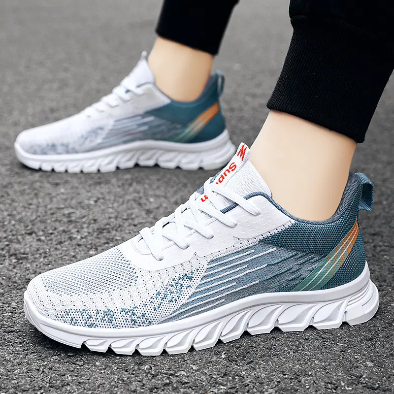 Men Sneakers Fashion Wavy Bottom Shoes Sport Running Walking