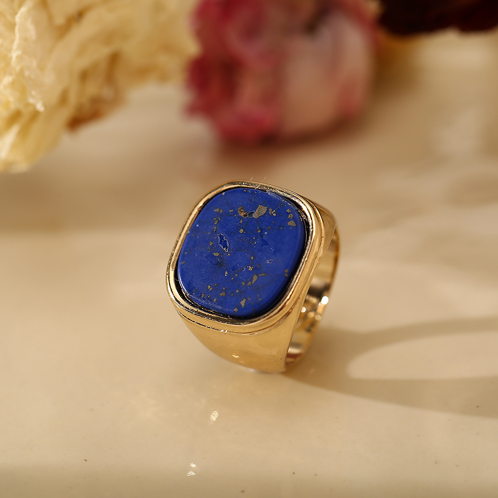 Fashion Retro Simple Square Ring