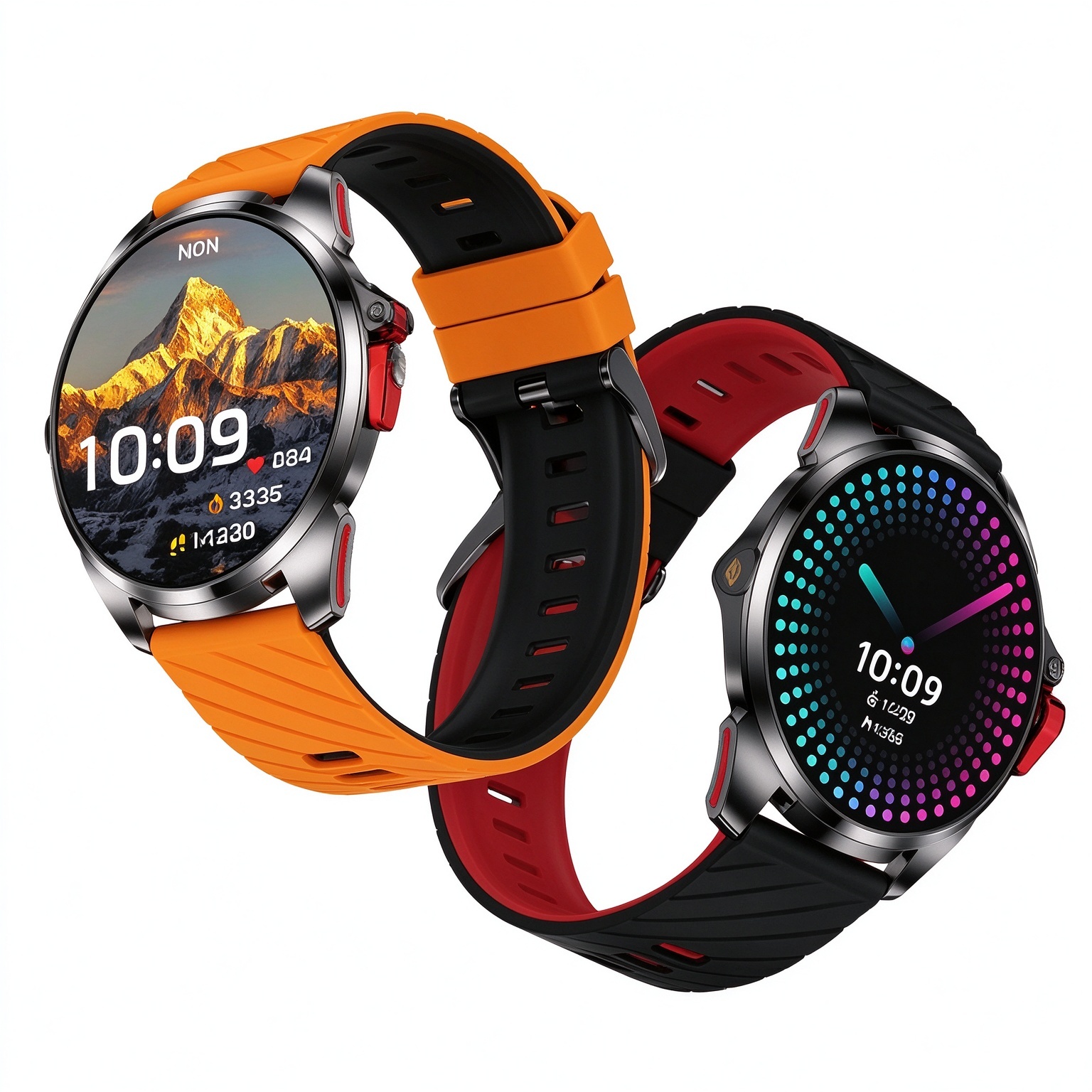 KP-S114 Smartwatch Bluetooth Calling Sport Utilizare în aer liber Rezistent la apă Monitorizarea sănătății Tensiune arterială Durată lungă de viață a