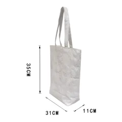 DuPont Paper Tote Eco-friendly Shopping Bag - White - View 1