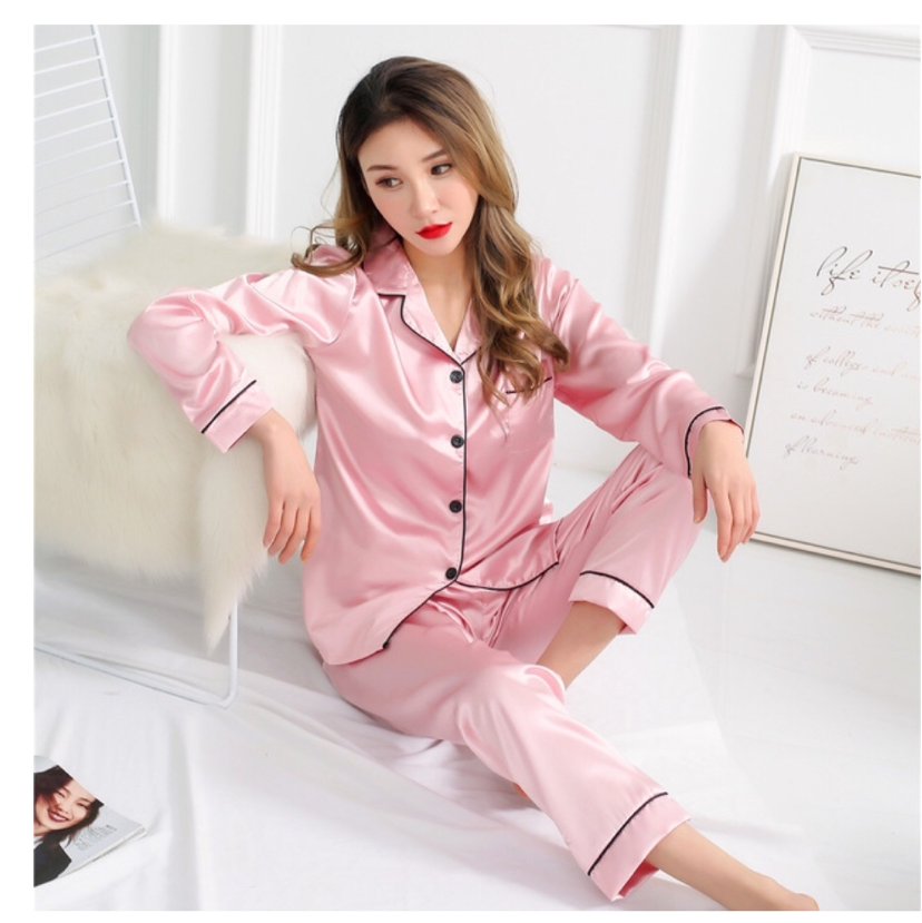 Title 4, Autumn long sleeve pajamas ladies