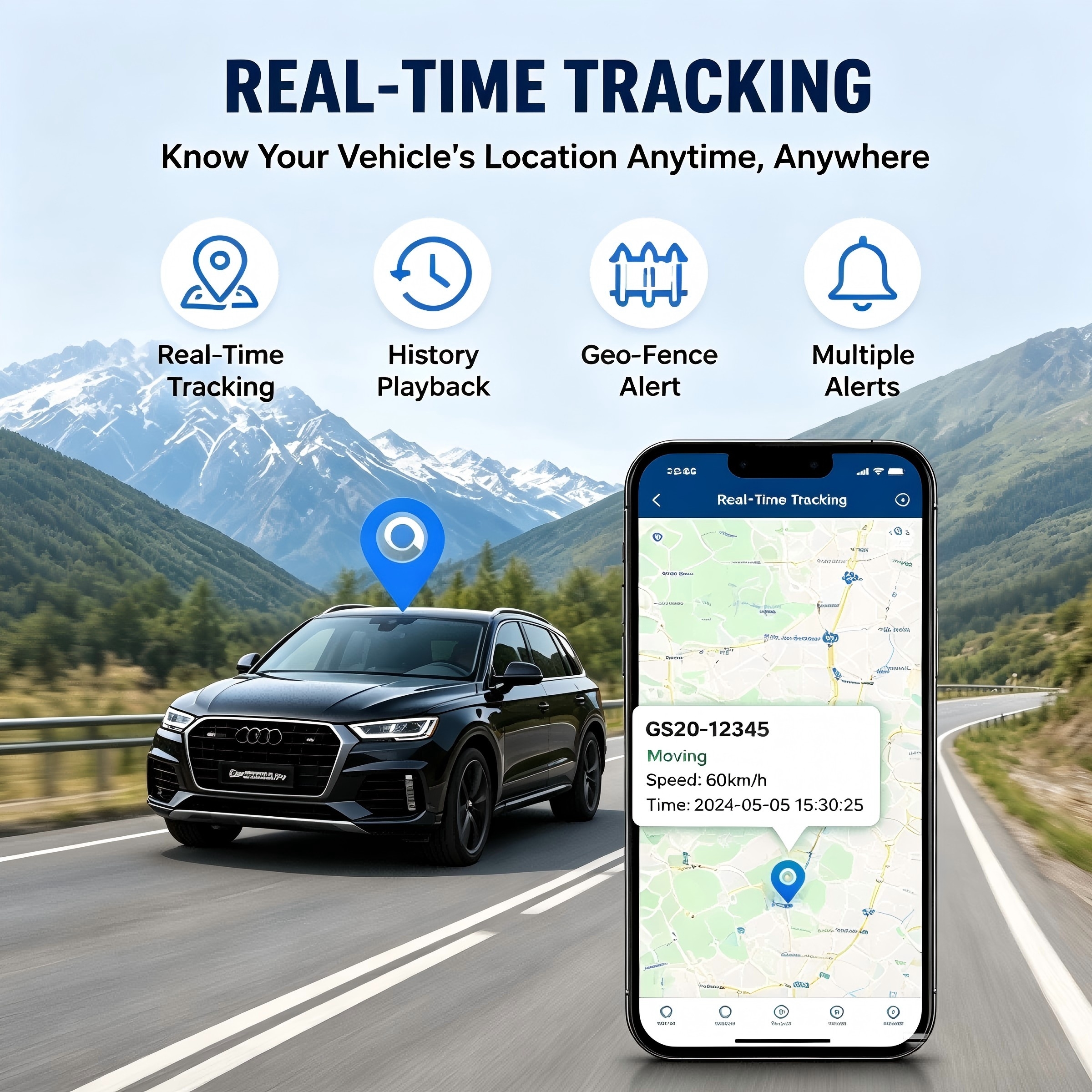 4G GPS Tracker For Car Motorcycle Truck Van Real Time Vehicle Tracking Anti Theft Cut Wire Alarm Subscription Required 3