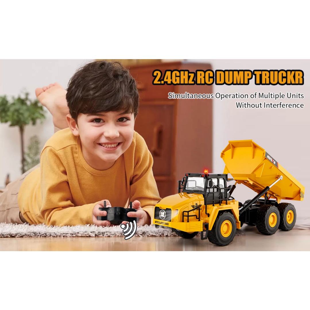 Huina 1553 1-16 Remote Control Dump Truck Toy 11