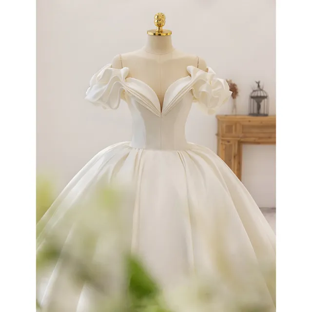French Bride Small Premium Wedding Dress Flush 2Xl - Shop at LoveMi