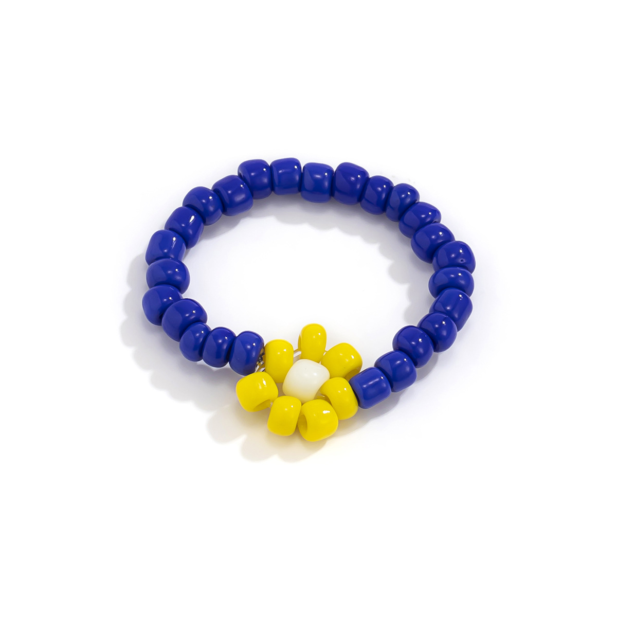 Ethnic Style Small Flower Woven Ring, Pastoral Simplicity