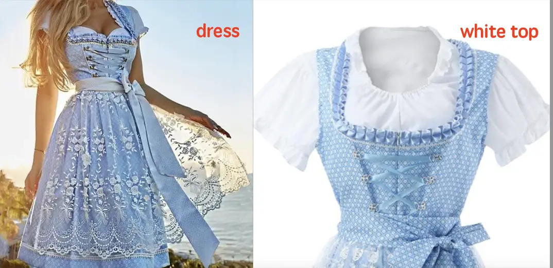 Bavarian Lace Dirndl Set, photo 2