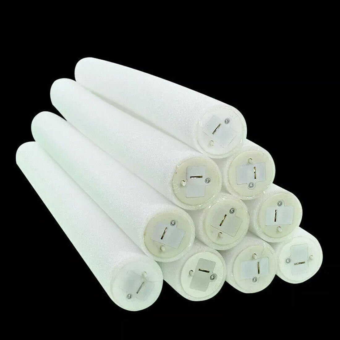 30Pcs LED Foam Stick Flashing MultiColor Glow In Dark White Batons Light Concert 3