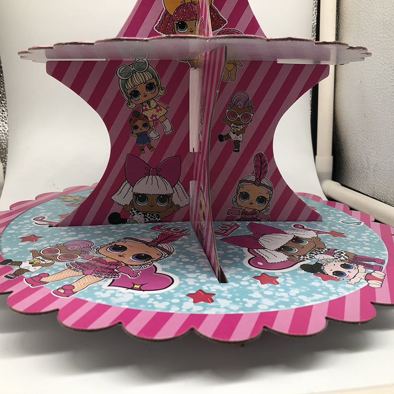 Title 2, Cartoon doll birthday theme cake stand