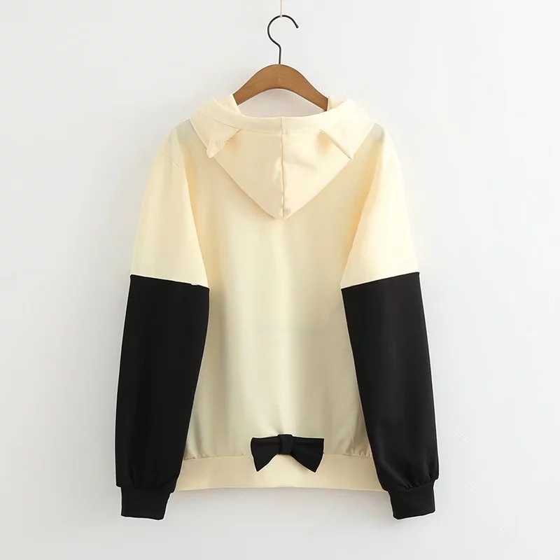 Title 5, Hooded long-sleeved soft girl sweater