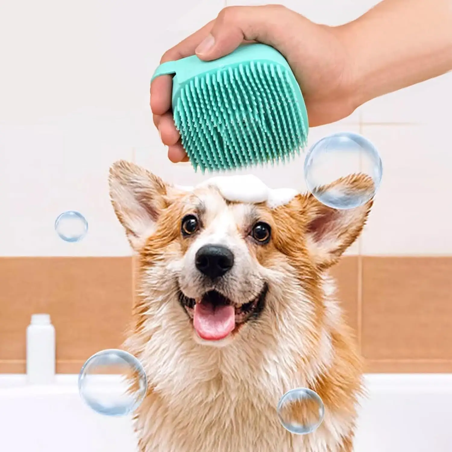 Pet Grooming Kit, Self-Cleaning Brush Shedding Kit