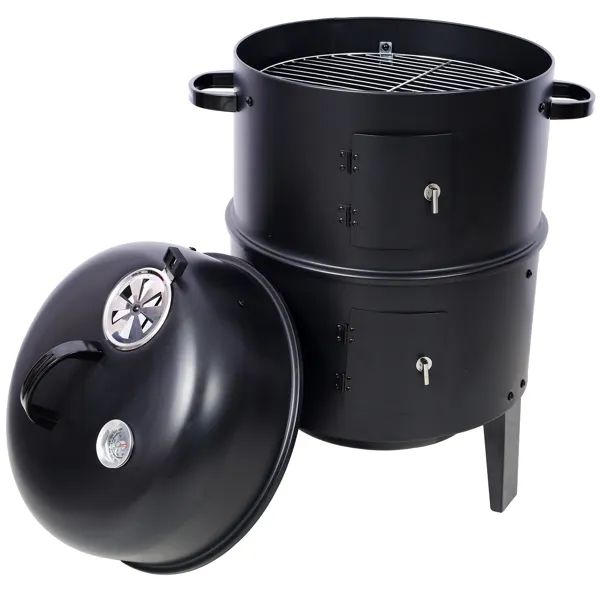 Charcoal Smoked Grill, Outdoor Cooking, 16 Inch