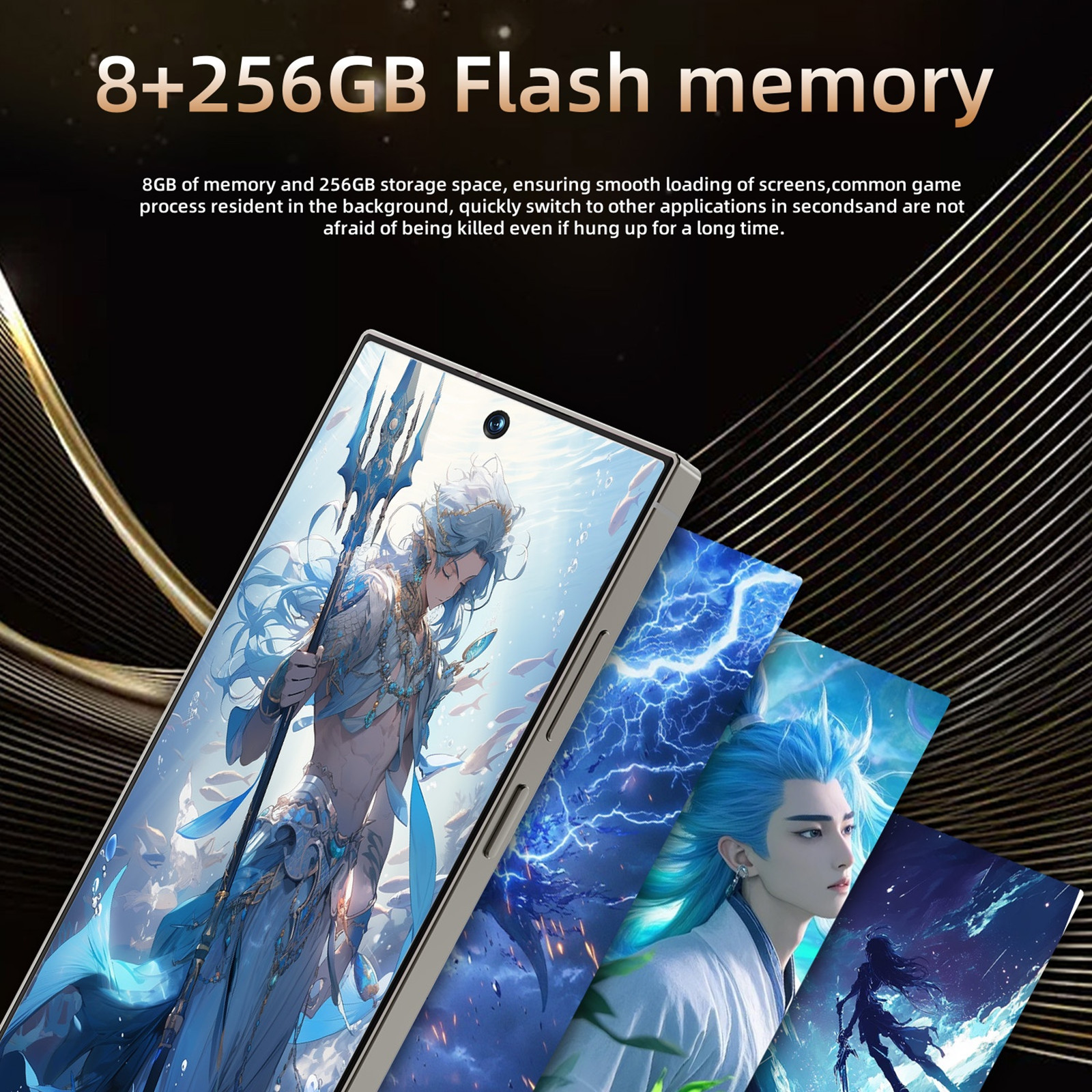 C25 Unlocked Phone Smartphone 8GB 256GB Android14.0 6800mAh 6.8inch 5G