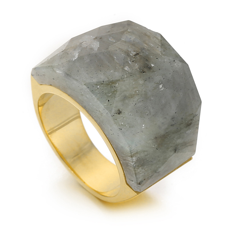 Women's Fashion Natural Stone Ring — foto 14
